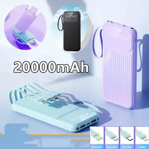 <span class=keywords><strong>Batterie</strong></span> <span class=keywords><strong>externe</strong></span> portable 10000mAh avec chargeur 4 en 1, écran LED numérique, <span class=keywords><strong>batterie</strong></span> <span class=keywords><strong>externe</strong></span> pour iPhone Samsung - Product Image 4