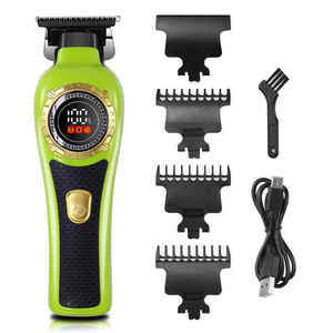 Cortadora de Pelo Profesional para Peluqueros con Motor Silencioso, Pantalla LED, Larga Duración, Uso Inalámbrico y con Cable, para Barbería - Product Image 5