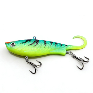 เหยื่อตก<span class=keywords><strong>ปลา</strong></span> HOWELL Soft Lead VIB ขนาด 9 ซม./16.5 กรัม และ 11 ซม./30 กรัม แบบหางงอ ตัวเบทว่ายน้ำ ตา 3 มิติ ตะขอเบ็ดสามทางคมกริบ สำหรับตก<span class=keywords><strong>ปลา</strong></span>แบส <span class=keywords><strong>ปลา</strong></span>ทะเล - Product Image 6