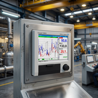 100% Neuf Endress Hauser Ecograph T RSG35 Data Manager avec 12 entrées analogiques, 6 entrées numériques, écran TFT 5,7 pouces, prise en charge OEM pour les modèles certifiés