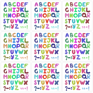 <span class=keywords><strong>Pegatinas</strong></span> Personalizadas con el Alfabeto en Acuarela para Niños, Regalos de Dibujos Animados para Manualidades, Caja con Etiquetas de <span class=keywords><strong>Nombre</strong></span>, <span class=keywords><strong>Pegatinas</strong></span> Adhesivas Impermeables con Letras - Product Image 2