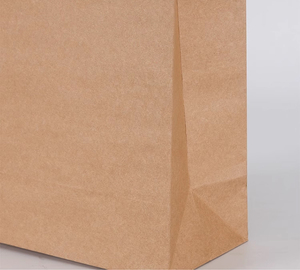 Sacs en papier kraft pour la restauration rapide, produits jetables biodégradables, vente en gros, logo personnalisé, respectueux de l'environnement - Product Image 6