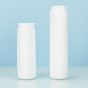Wholesale Cosmetic Lotion <b>Pump</b> <b>Bottle</b> Matte White Twist Airless <b>Bottle</b> 25ml 45ml Silk Screen Essential Oil Plastic <b>Pump</b> <b>Bottle</b> - Product Image 1