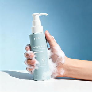 Limpiador <span class=keywords><strong>Facial</strong></span> con Ácido Salicílico OEM, Espuma Refrescante de <span class=keywords><strong>Limpieza</strong></span> Profunda, Control de Grasa, Tratamiento para el Acné, Productos para el Cuidado <span class=keywords><strong>Facial</strong></span> ODM - Product Image 2