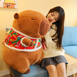 Chất lượng động vật nhồi bông đồ chơi sang trọng capybara bé mềm <span class=keywords><strong>Sloth</strong></span> đồ chơi sang trọng nhồi bông mềm động vật capybara đồ chơi cho quà tặng sinh nhật - Product Image 6