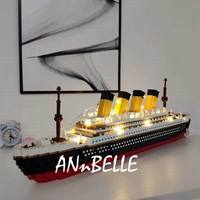 2796 pièces, blocs micro-bricks Titanic de 58 cm (USA), conception complexe, grand modèle de bateau Titanic en briques, jouets à assembler, décoration de la maison