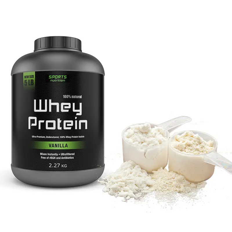 Fabrika malzemeleri yüksek kaliteli Whey Protein lsolate tozu 35%,80%,90%