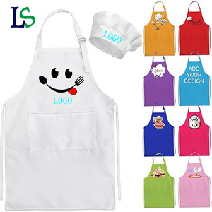 Entrega Rápida, <span class=keywords><strong>Delantal</strong></span> de Pintura para Niños, Servicio OEM, <span class=keywords><strong>Delantal</strong></span> Blanco para Niños, Juego de Delantales para Hornear, <span class=keywords><strong>Delantal</strong></span> de <span class=keywords><strong>Gabardina</strong></span> Personalizado con Sublimación y Logotipo - Product Image 1