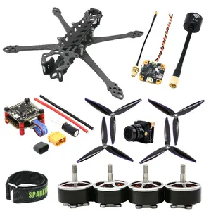 Kit Drone 7 pollici FPV telaio in fibra di carbonio Drone F4 V3 controllo di volo 50A ESC 1500KV motore 1300mW 5.8G 40CH VTX ELRS batteria 3300mah