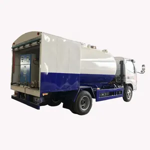 Dongfeng 5000 Liters Mobile liquefied gas tanker GLP LPG dispensing truck for sale