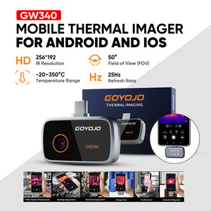 กล้องถ่ายภาพความร้อน 256x192 แบบ Type C สำหรับโทรศัพท์มือถือ ใช้ตรวจสอบความผิดปกติของอุปกรณ์และการตรวจสอบทางไฟฟ้า - Product Image 1
