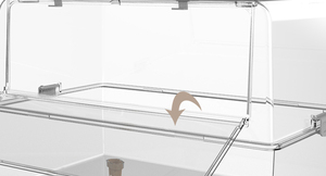 Bucatstate 70cm assembler pratique nettoyage Cages pour animaux de compagnie Transparent grand espace Hamster <span class=keywords><strong>Cage</strong></span> - Product Image 3