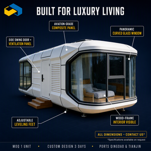 <span class=keywords><strong>Maison</strong></span> conteneur moderne <span class=keywords><strong>à</strong></span> faible coût, espace mobile pop-up, pod pour boutique de détail, bureau, café de rue - Product Image 3