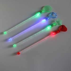 Nhựa LED Nhấp Nháy Khuấy Swizzle Gậy Led Đầy Màu Sắc Nhựa Uống Khuấy LED Nhấp Nháy Rượu Khuấy - Product Image 3