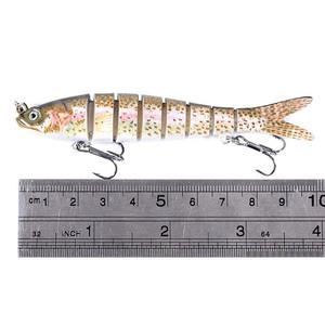 Isca de Pesca WEIHE Arenque Articulada de 8 Seções 10cm 11,4g com Olhos 3D Isca Artificial Rígida Realista Swimbait - Product Image 3