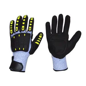 TPR Anti Impact Working Protection Gloves Industrial Oilfield Gloves