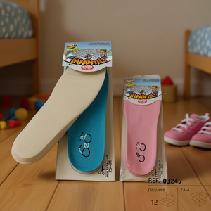 Niantic Children's Insoles Size 25-36 Blue And Pink Pack Of 12 - Product Image 3