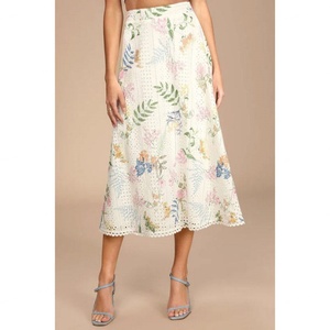 Vestido de Verano Informal Maxi con Estampado Floral Personalizado de Fábrica para Mujer, Impresión Digital, Tejido, OEM, ODM - Product Image 5