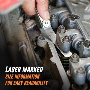 <span class=keywords><strong>2</strong></span>-teiliges Zoll-und metrisches Füllmesser-Set Gerade und versetzte Reparatur werkzeuge für die Messung von Ventil-und Zündkerzen lücken - Product Image 4