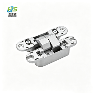 Black Customized Logo 3d Concealed Door Hinge Zinc Adjustable Folding Bedroom Bld-g110 180 Degree Opening Full Visibility and - Product Image 2