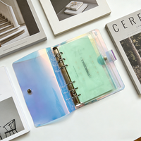 Carpeta de Plástico Colorida para Presupuesto, Carpeta Multiusos con Cierre, Sobre de PVC con Cierre para Efectivo