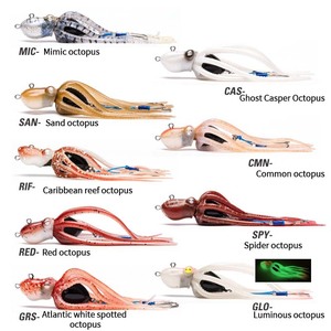 เหยื่อตกปลาหมึกยักษ์ Mustad Inkvader Octopus Lure แบบนิ่ม สำหรับตกปลาทะเล - Product Image 5