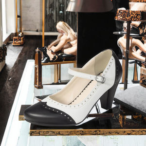 Zapatos de Vestir Mary Jane con Punta Cerrada Estilo Vintage de los Años 50, Antideslizantes, Transpirables, Retro, de Tacón Alto para Mujer, para Uso Diario - Product Image 3