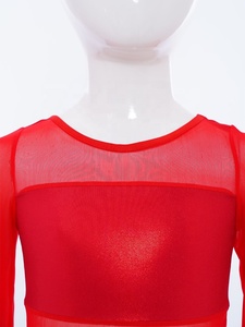 Costumi da Ballo Latino e Ginnastica per Ragazze 6-16 Anni, Tuta Metallizzata a Zampa d'Elefante per Esibizioni di Danza Lirica - Product Image 3