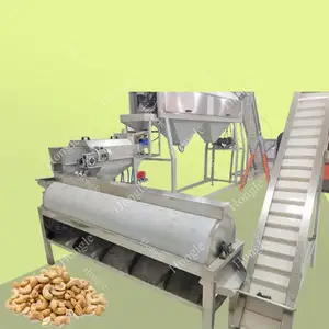 Cashew Cracking Equipment Size Sorting Kernel Processing Cashew Nut Shelling Machine Automatic