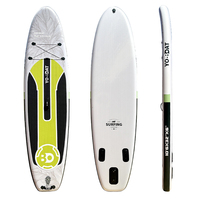 Planche de paddle gonflable YoBoat 10'6" Botanical PVC All Around SUP avec aileron et sac de transport