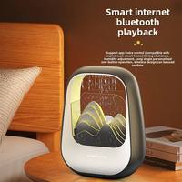 Diffuseur d'arôme sonore intelligent Goutte de pluie simulée créative Haut-parleur Bluetooth Veilleuse Décor d'ambiance personnalisé