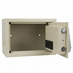 Cajas Fuertes Electrónicas Digitales con Teclado y Cerradura con Llave, Gabinete <span class=keywords><strong>de</strong></span> Seguridad Antirrobo para el Hogar, Oficina, Hotel, Almacenamiento <span class=keywords><strong>de</strong></span> Efectivo, Joyas y Documentos - Product Image 4