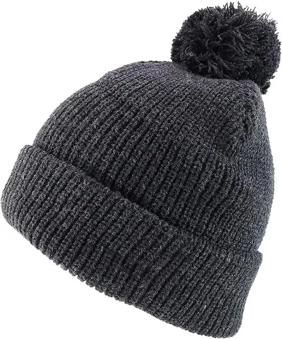 Copricapo invernale quotidiano di grande qualità tipi di berretto con polsino a coste invernali di grandi dimensioni
