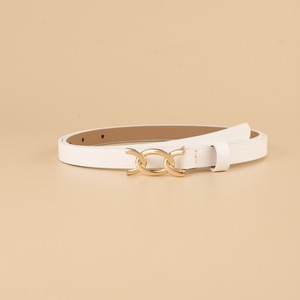 <span class=keywords><strong>Ceinture</strong></span> Fine Taille <span class=keywords><strong>Femme</strong></span> <span class=keywords><strong>Tendance</strong></span> en PU Décorative pour Robes et Jeans, Alliage Élégant pour Cintrée, Vente en Gros - Product Image 4