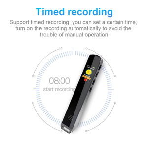 Enregistreur vocal numérique professionnel HD à réduction de bruit avec écran couleur et fente pour carte TF pour réunions, conférences et e-learning - Product Image 5