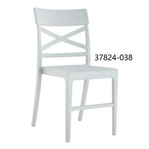 Silla de plástico exterior para mesas y asientos de exterior 37824-037 37824-038 37824-039 - Product Image 4