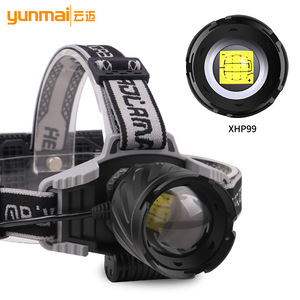Linterna Frontal LED XHP99 de 9 Núcleos con Zoom, Recargable por USB, Luz Blanca, para Uso en Exteriores - Product Image 3
