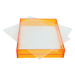 Cadre photo en acrylique 15 x 20 cm, rectangulaire, transparent, coloré, décoration intérieure, salon, chambre à coucher, bureau - Product Image 2