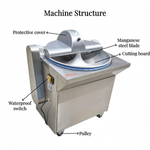 Machine industrielle multifonctionnelle pour couper les légumes, hacher et broyer la viande, y compris pour l'alimentation des poulets - Product Image 3