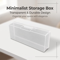Boîte de rangement multifonctionnelle pour nail art, organiseur d'outils de manucure pour limes à ongles, strass, bijoux, stylos