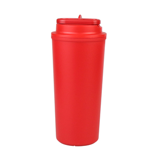 Jarra de Café de Plástico para Oficina, Vasos de Plástico Esmerilado Impresos con Tapa y Pajita, Botella de Agua de Plástico con Boquilla - Product Image 4