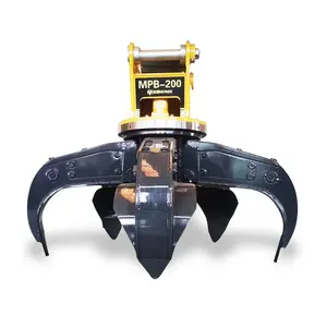 Professional Manufacturers Excavator Attachments 360 Degree Rotating Hydraulic Grab Bucket Scrap Metal Claws