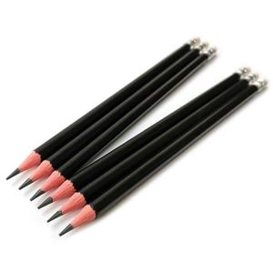 <span class=keywords><strong>Crayon</strong></span> à mine HB en <span class=keywords><strong>plastique</strong></span> rond de 7,5 pouces pour l'école, promotionnel en gros, avec gomme - Product Image 4