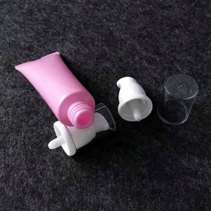 white cosmetic <b>Plastic</b> tubes with flip Top caps for cream <b>Packaging</b> cosmetic tubes Pink <b>plastic</b> cosmetic - Product Image 6