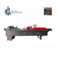 Plegadora y Encoladora Automática Eléctrica Robusta para la Fabricación de Cajas de Cartón Corrugado - Máquina de Encolado Lateral Superior de Grado Alimenticio (Madera/Metal)