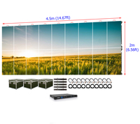Pantalla LED de Pared para Interiores P2.604 de 2.6mm para Eventos con HDR10+, Brillo de 1500-1600cd y 5 Años de Garantía