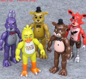โมเดลของเล่น <span class=keywords><strong>FNAF</strong></span> อนิเมะ Five Nights at <span class=keywords><strong>Freddy</strong></span>'s ฟรีดดี้สีทองแบบขยับได้ ผลิตในญี่ปุ่น วัสดุ PVC ฟิกเกอร์แอคชั่น - Product Image 3