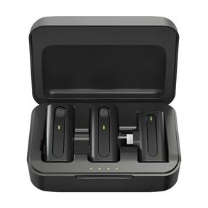 K93 2MIC Mini Microphone Lavalier Sans Fil 2.4GHz Rechargeable Vidéo a <span class=keywords><strong>Micro</strong></span> Karaoké Microphone Sans Fil <span class=keywords><strong>Cravate</strong></span> pour Téléphone - Product Image 1