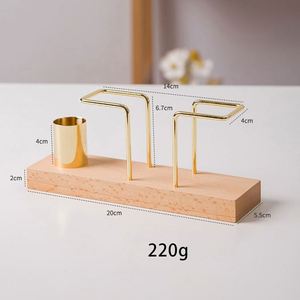 Wholesale <b>Paper</b> Napkin Holder <b>Tissue</b> Dispenser Wooden Napkin Holder for Table - Product Image 6