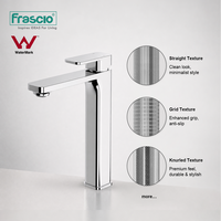 Frascio lavabo de luxe moderne robinet d'eau en laiton mitigeur de lavabo Offre Spéciale robinet de lavabo de salle de bain à une poignée